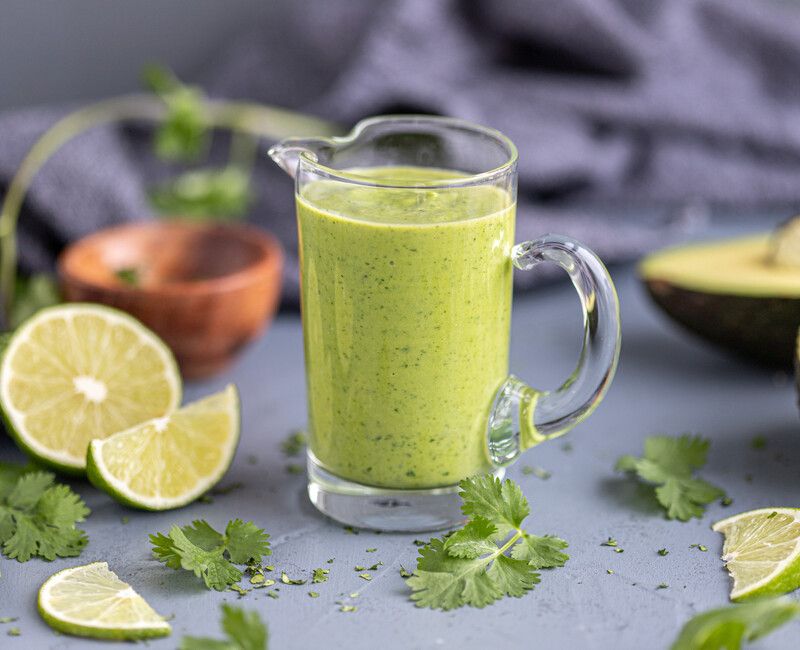 Vegan Creamy Cilantro and Avocado Dressing