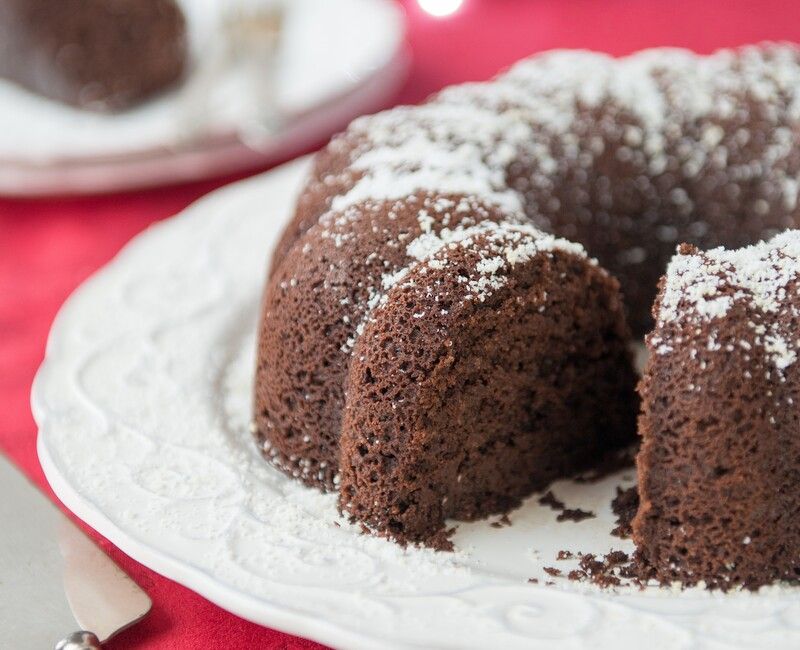 Grain-Free Paleo Dark Chocolate Bundt Cake