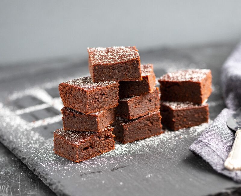 Fudgy Almond Flour Brownies 