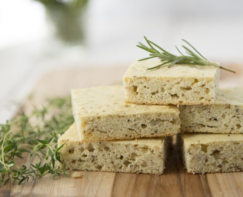 Grain-free Herbed Focaccia Bread