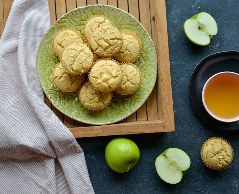 Low-Histamine Gluten-Free Apple Cardamom Muffins