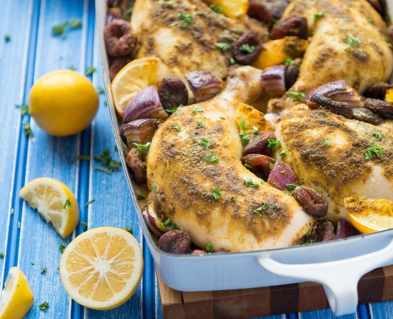 Paleo Moroccan Roasted Chicken