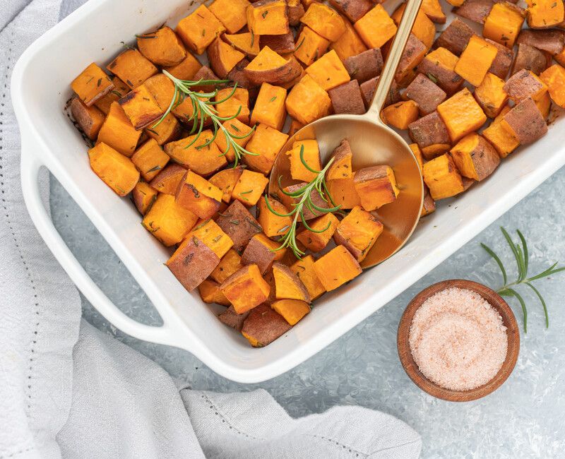 Roasted Yams with Rosemary