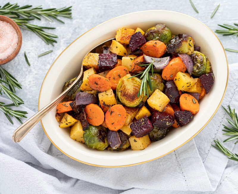 Rosemary Roasted Fall Vegetables