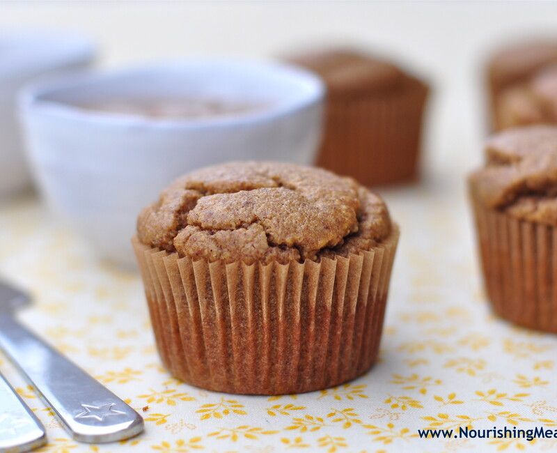 Paleo Banana Almond Butter Muffins