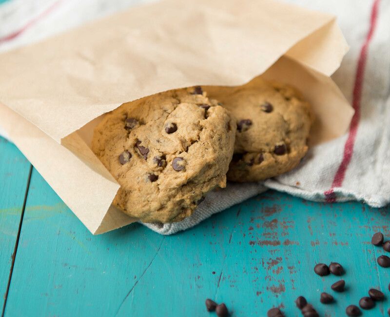 Healthy Chocolate Chip Cookies Gluten-Free Vegan