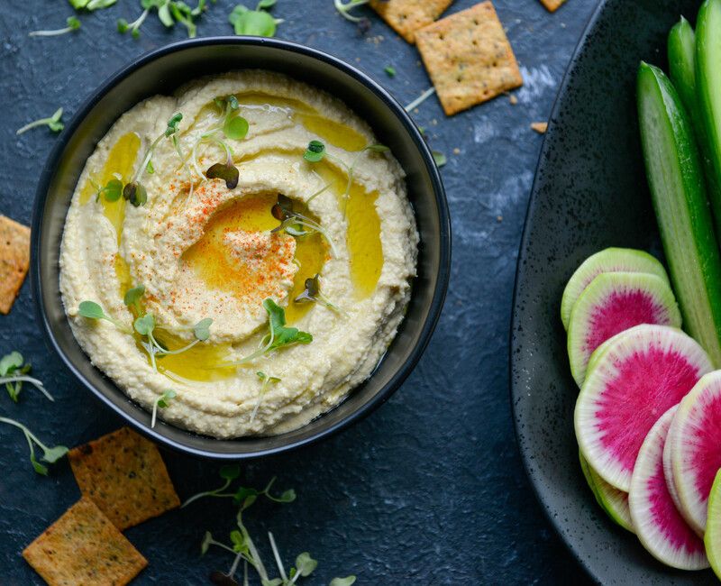 classic vegan hummus