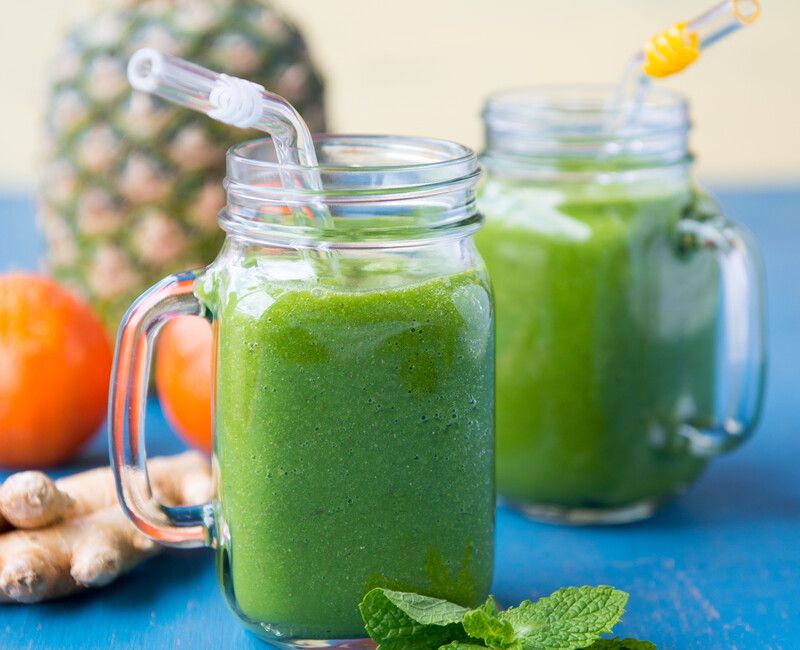 Pineapple-Ginger Green Smoothie