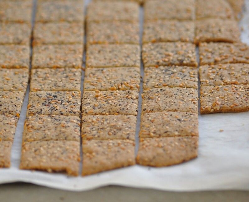 Gluten-Free Vegan Quinoa-Seed Crackers