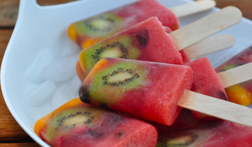 Sugar-Free Watermelon Whole Fruit Popsicles