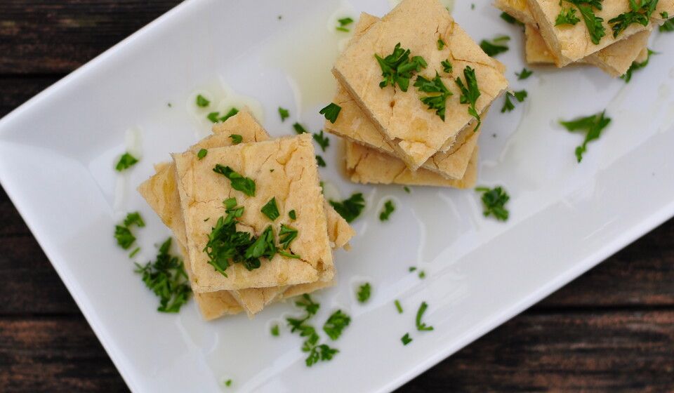 Gluten-Free Flatbread Recipe made from Soaked Whole Grains (yeast-free, vegan)