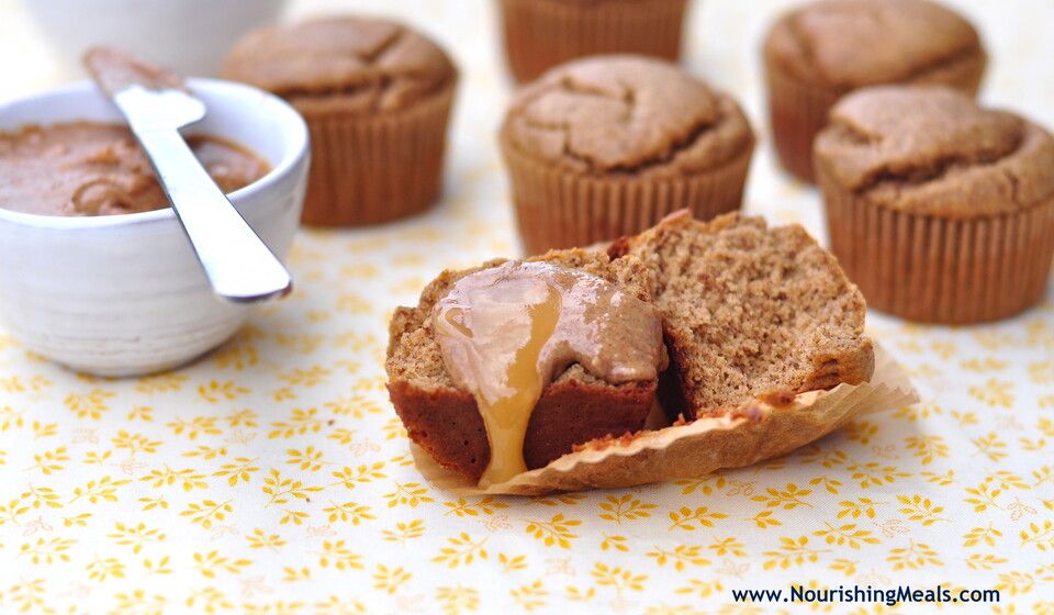 Banana Almond Butter Muffins (gluten-free, grain-free, dairy-free)