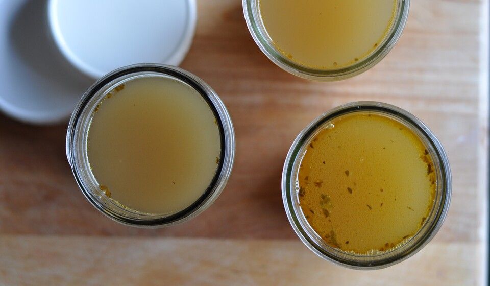 How to Make Chicken Stock with Nettles