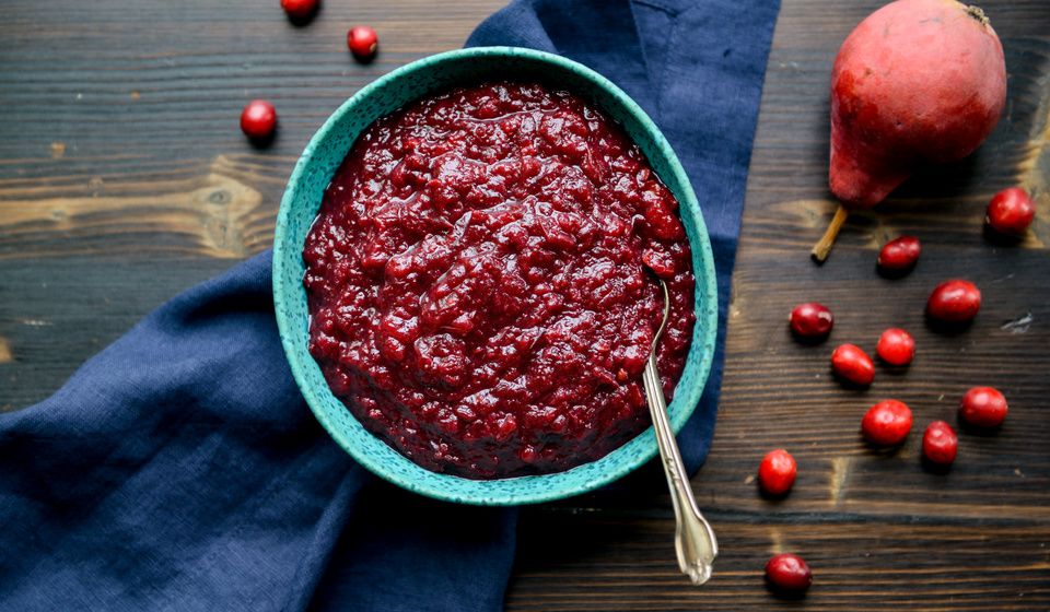 CRANBERRY-PEAR SAUCE-COCONUT SUGAR-1