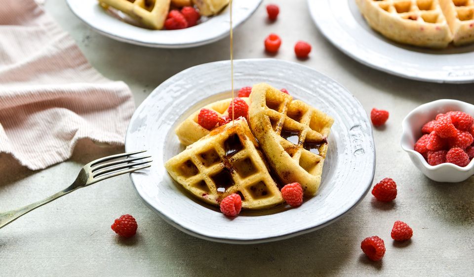 GLUTEN-FREE RASPBERRY COCONUT WAFFLES-2